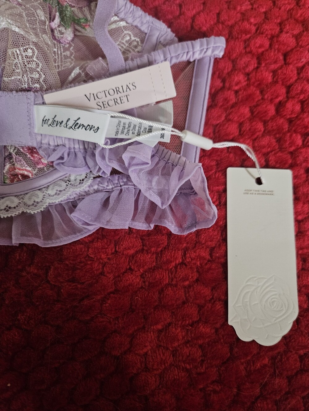 For Love & Lemons SET - Bra AND thong - Picture 10 of 11